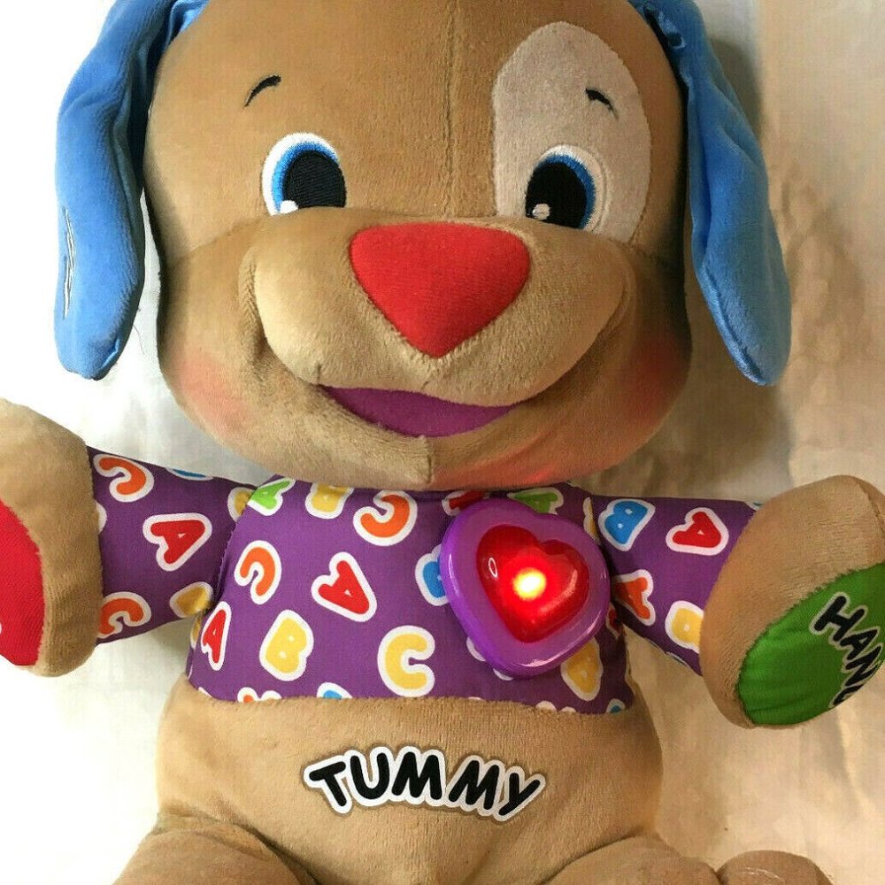 Fisher Price 2007 Tummy Laugh N Learn Puppy Dog Toddler Educational ABC Kid's